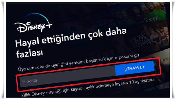 Disney Plus şifre değiştirme